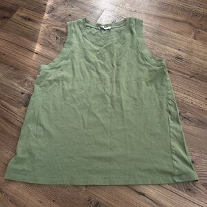 Zara Sage Green Sleeveless Top size medium